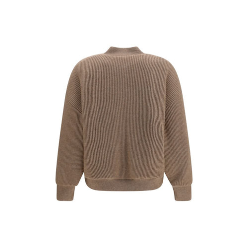 Beige Cashmere Bomber
