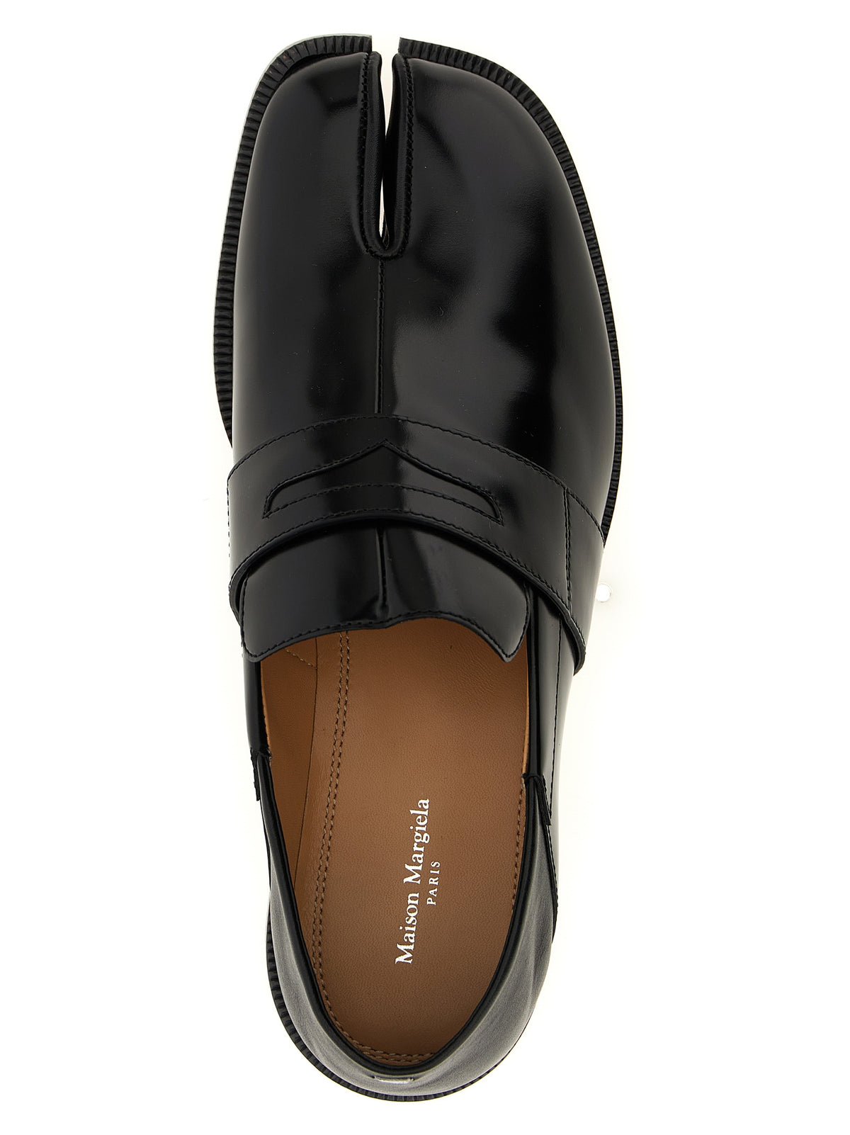 Black Calfskin Slip-On Loafers