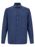 Blue Cotton Blouse