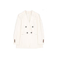 White Virgin Wool Blazer