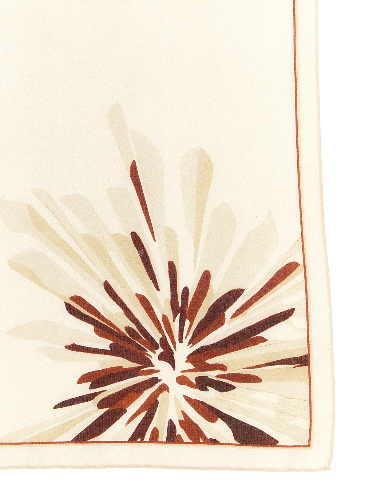 Beige Silk Scarf