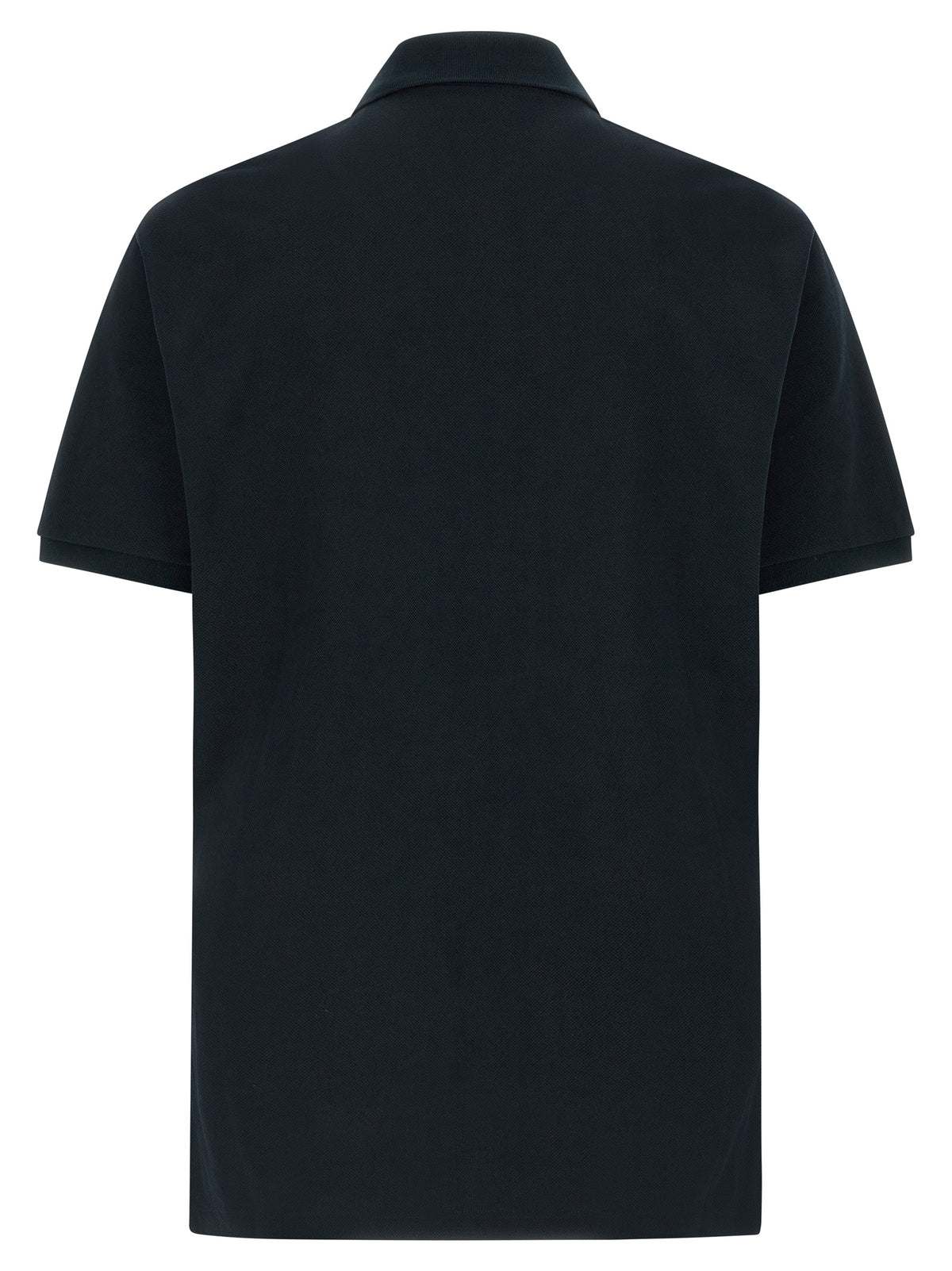 Blue Cotton Polo Shirt