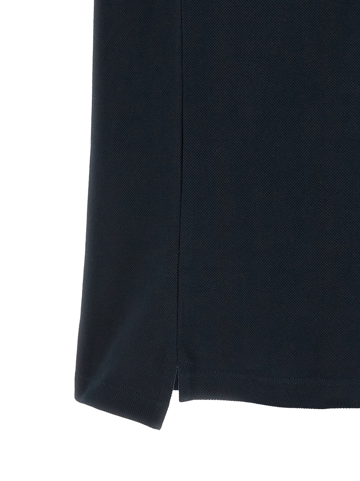 Blue Cotton Polo Shirt