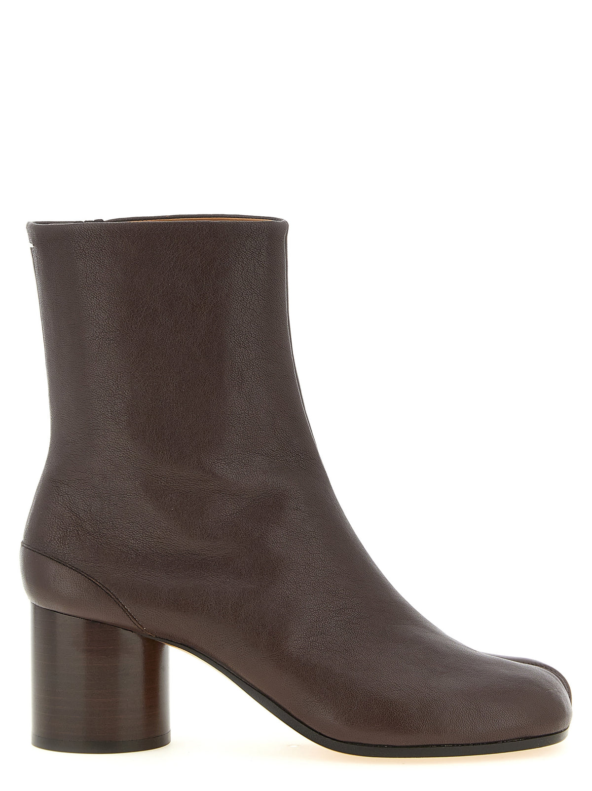 Brown Lamb Leather Ankle Boots
