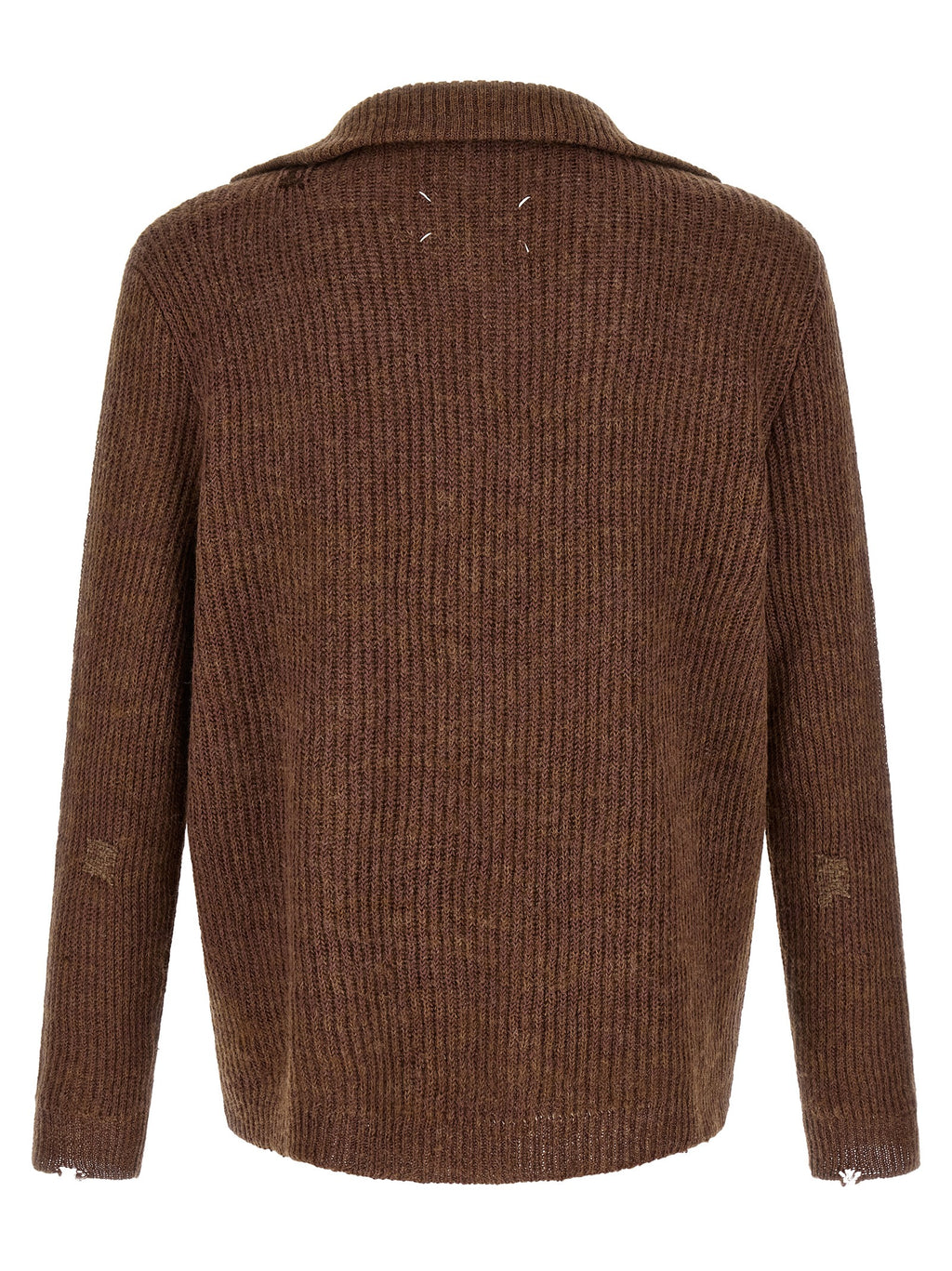 Brown Linen Cardigan