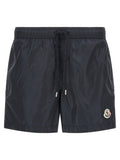 Blue Polyamide Cargo Shorts