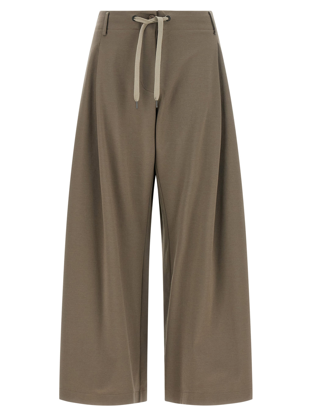 Gray Cotton Athletic Pants