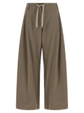 Gray Cotton Athletic Pants