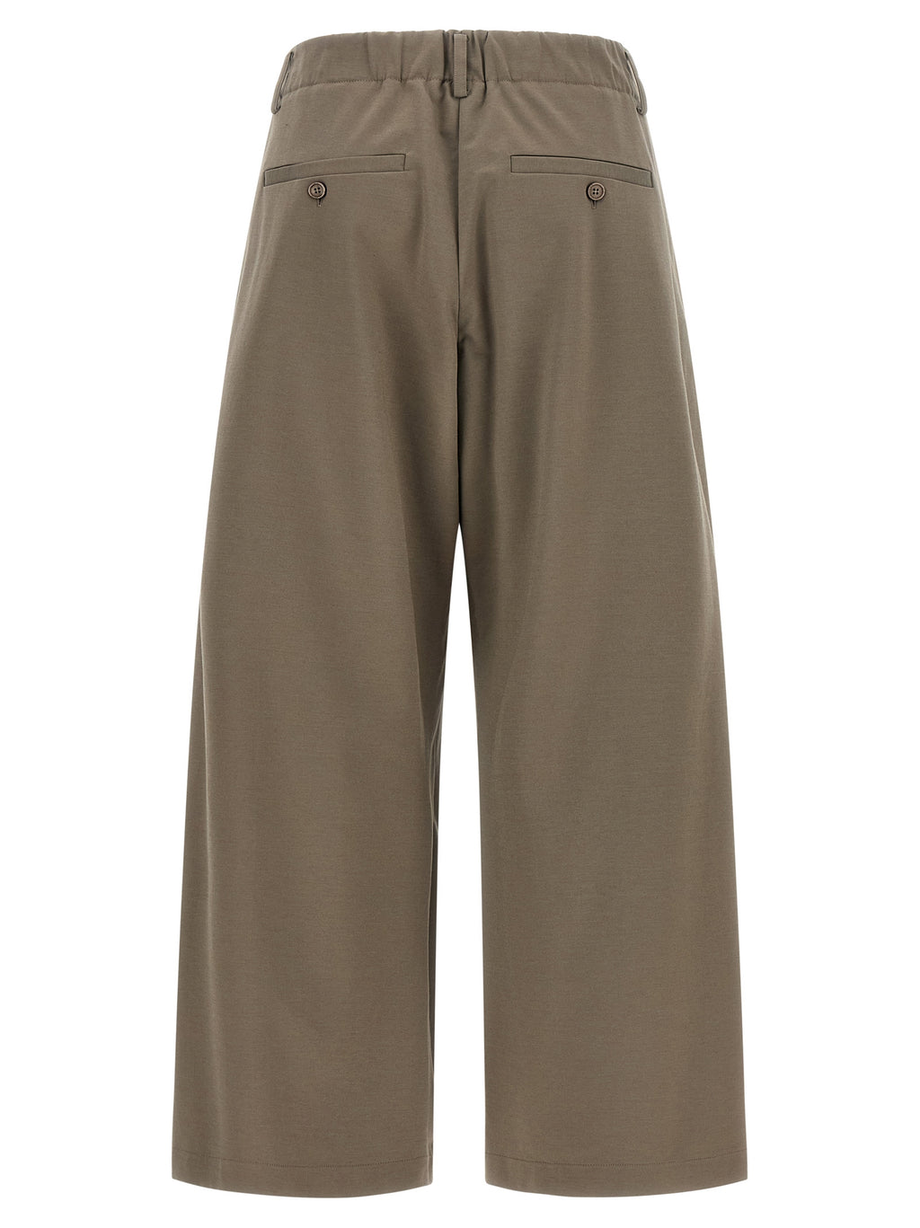 Gray Cotton Athletic Pants
