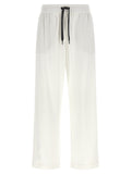 White Cotton Joggers (Workout Pants)