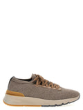 Gray Wool Low Top Sneakers