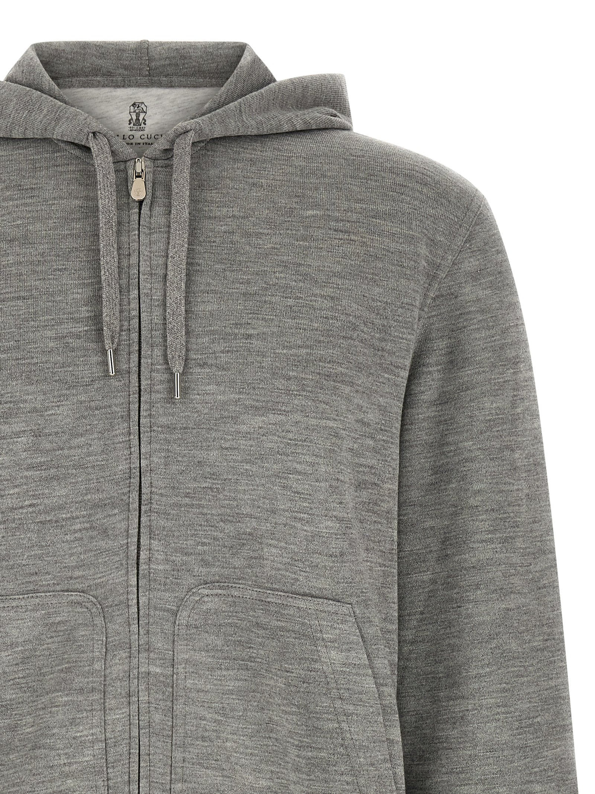 Gray Cashmere Sweatshirt