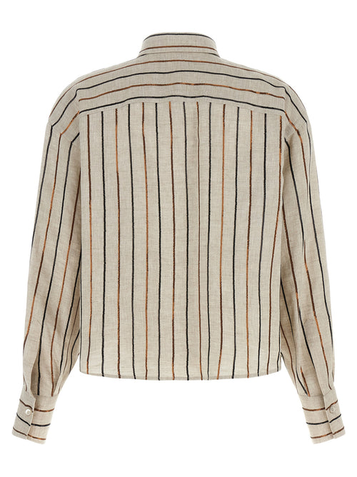 Beige Linen Blouse