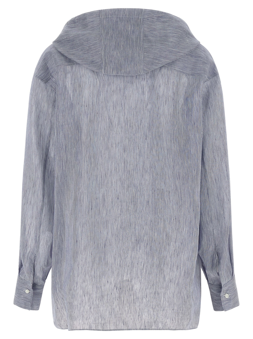 Blue Linen Blouse