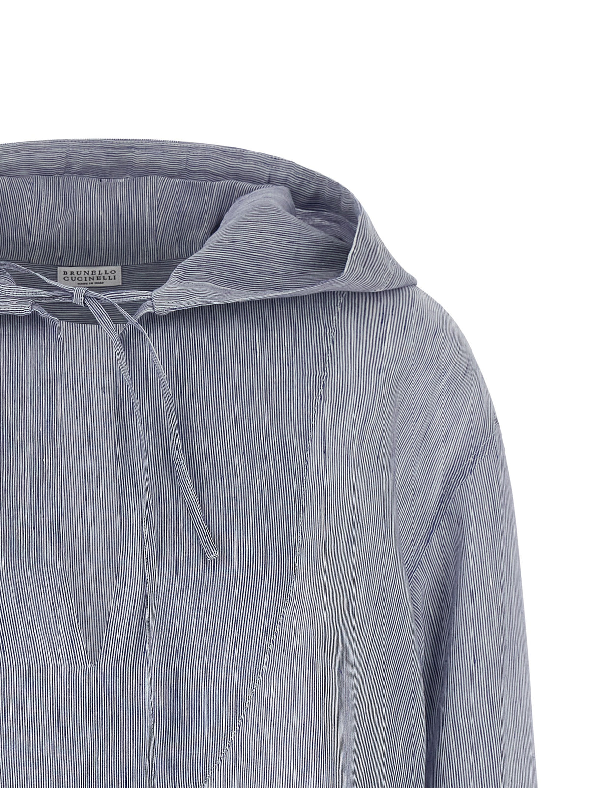Blue Linen Blouse