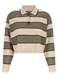 Multicolor Virgin Wool Polo Shirt