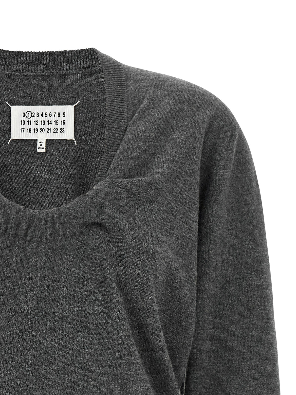 Gray Virgin Wool Cardigan