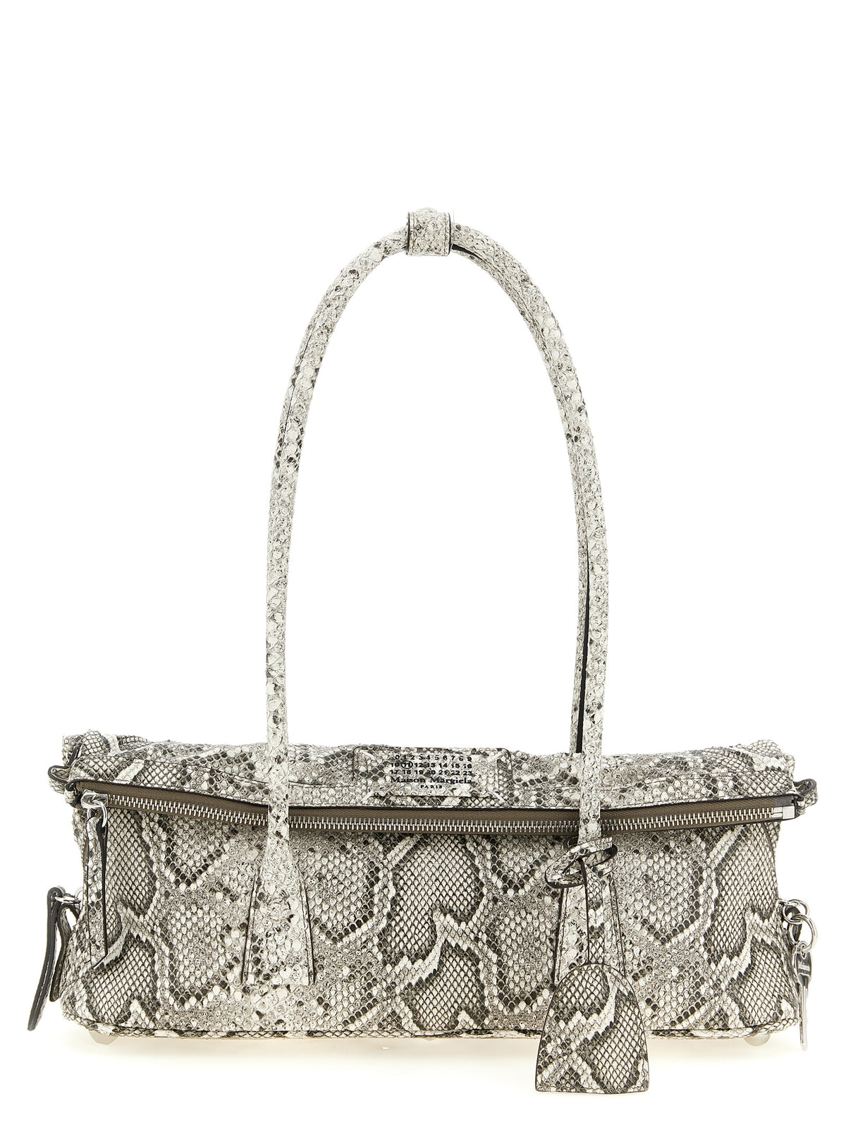 Gray Goatskin Shoulder Bag