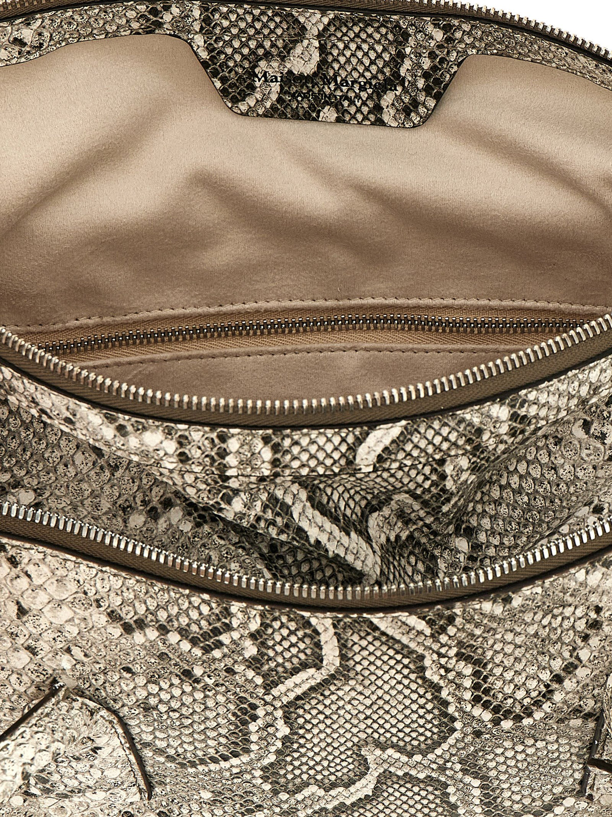 Gray Goatskin Shoulder Bag