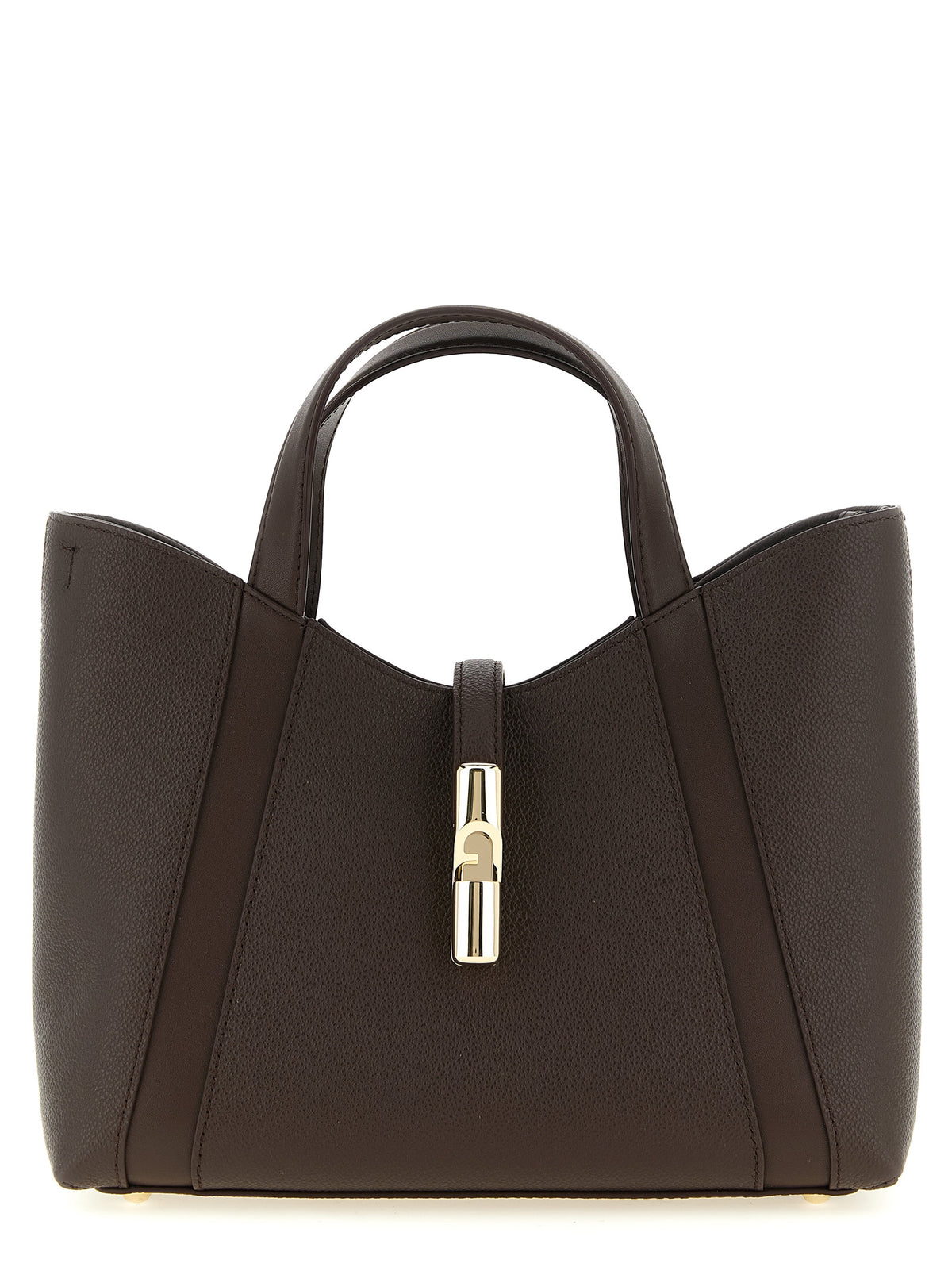 Brown Calfskin Tote Bag