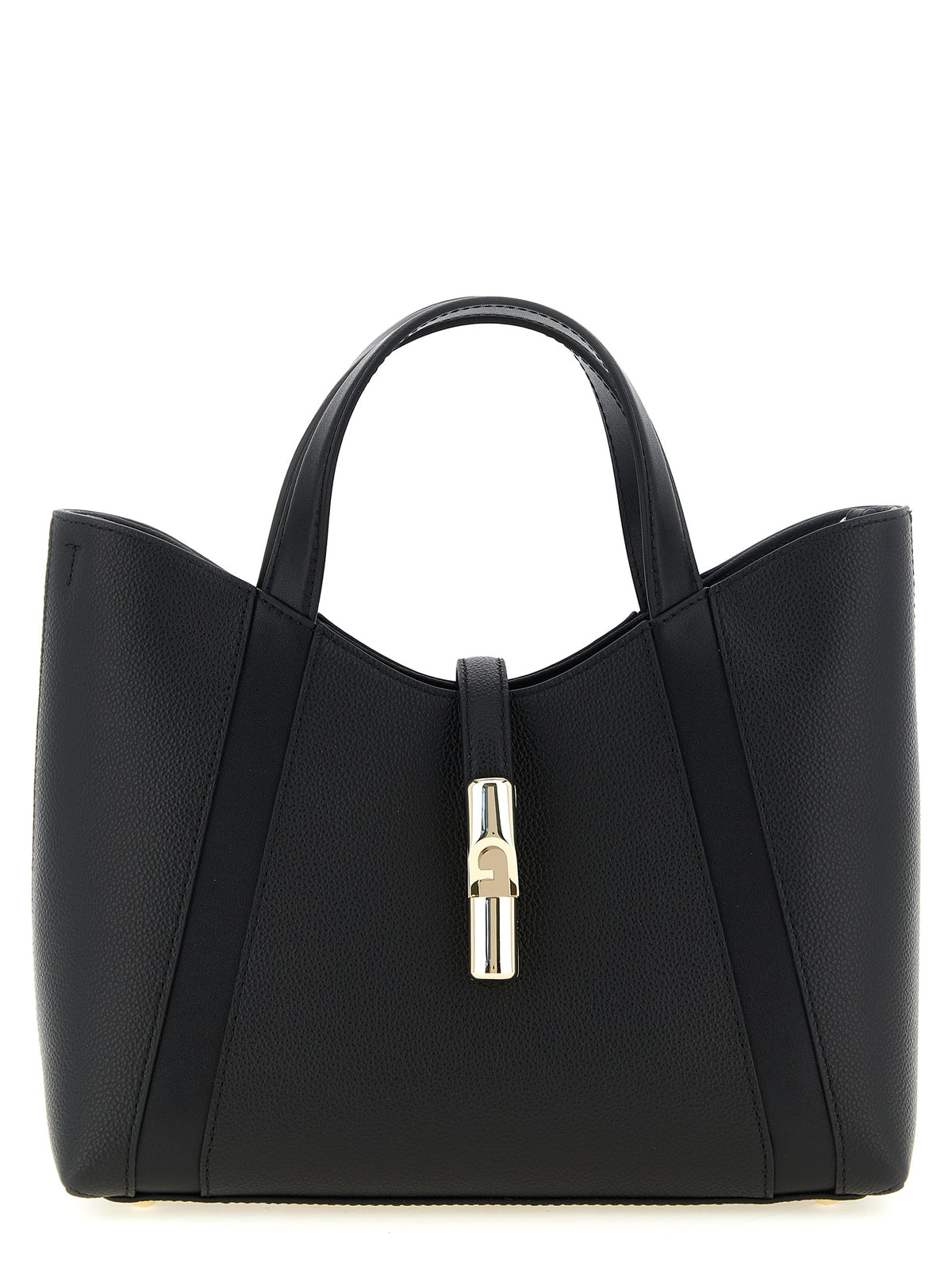 Black Calfskin Tote Bag