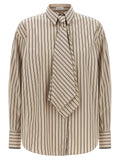 Beige Cotton Blouse