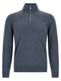 Blue Cashmere Cardigan