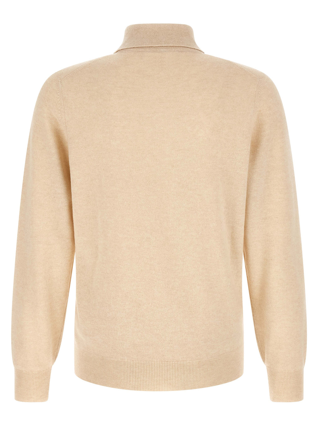 Beige Cashmere Polo Shirt