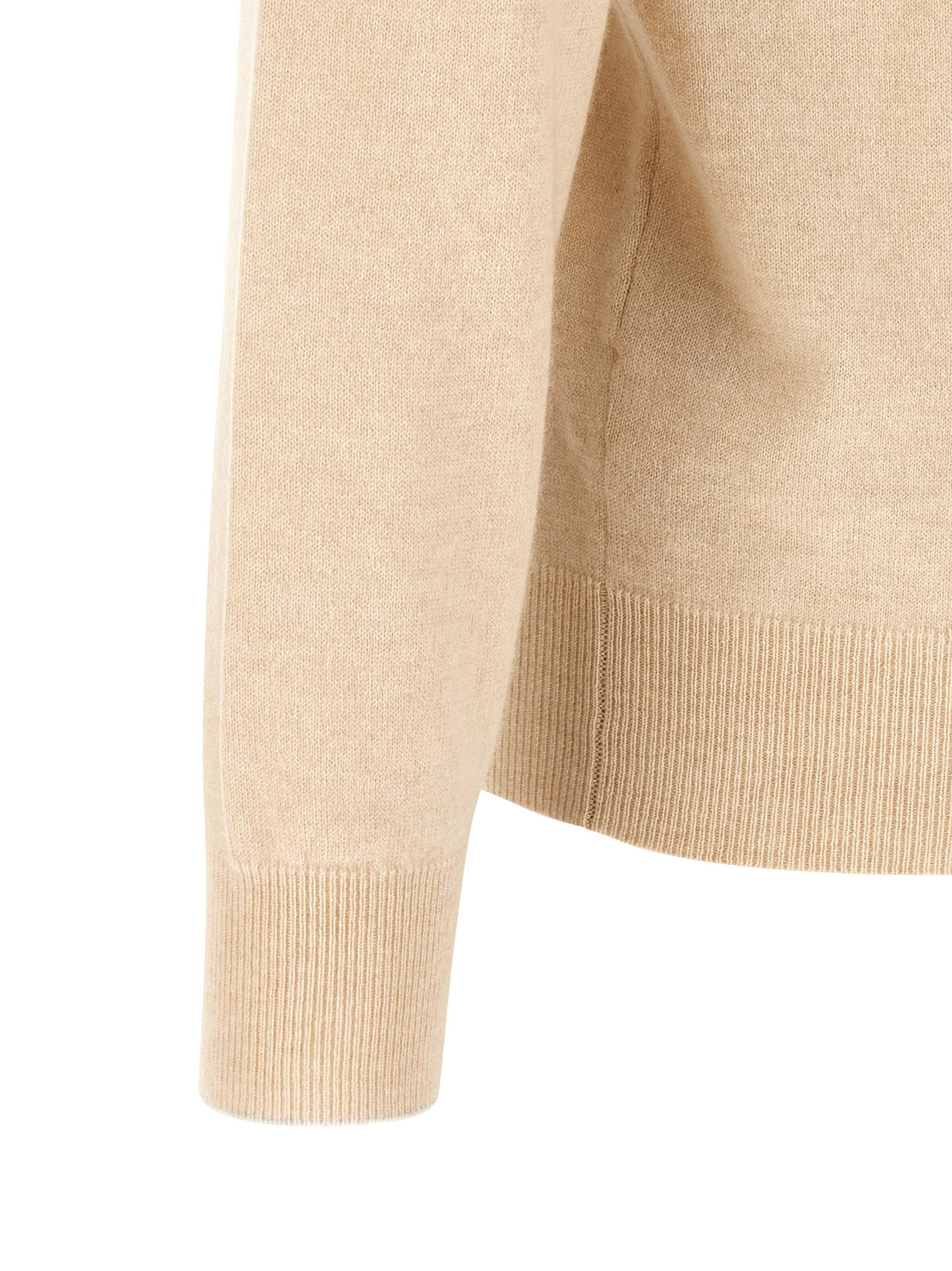 Beige Cashmere Polo Shirt