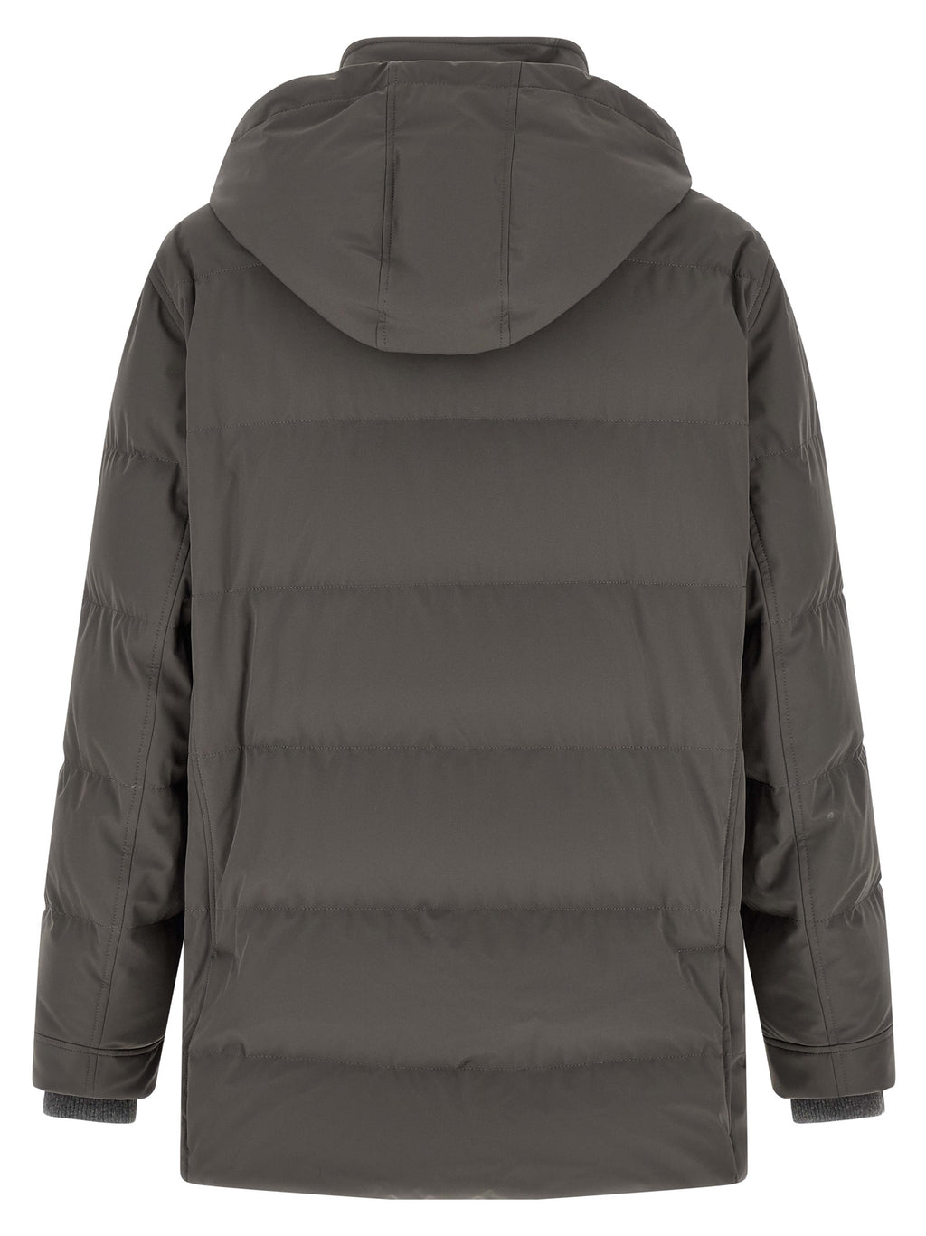Gray Polyamide Parka