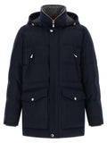 Blue Wool Parka