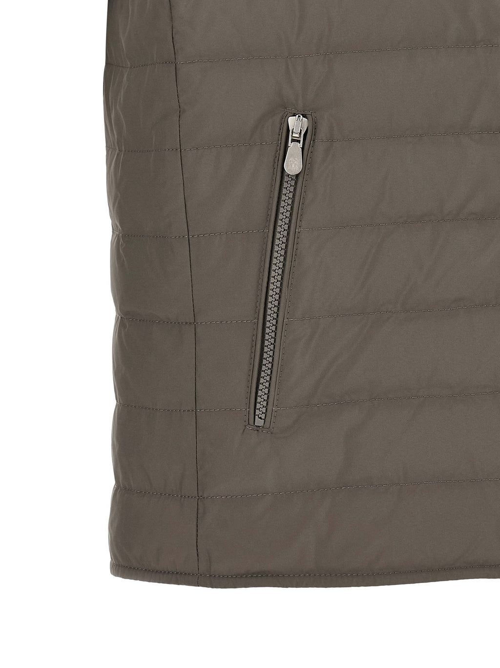 Bicolor Polyester Sleeveless Jacket