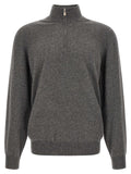 Gray Cashmere Cardigan