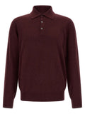 Bordeaux Cashmere Polo Shirt