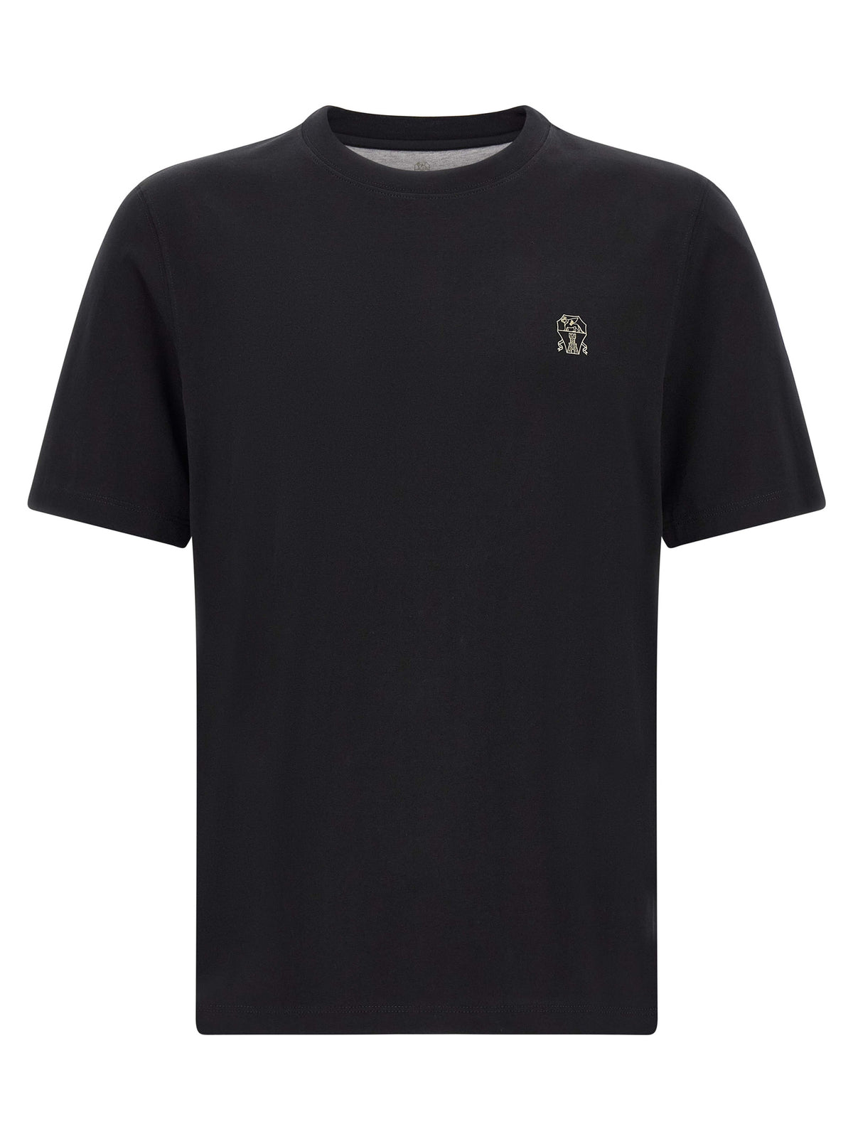 Black Cotton T-Shirt