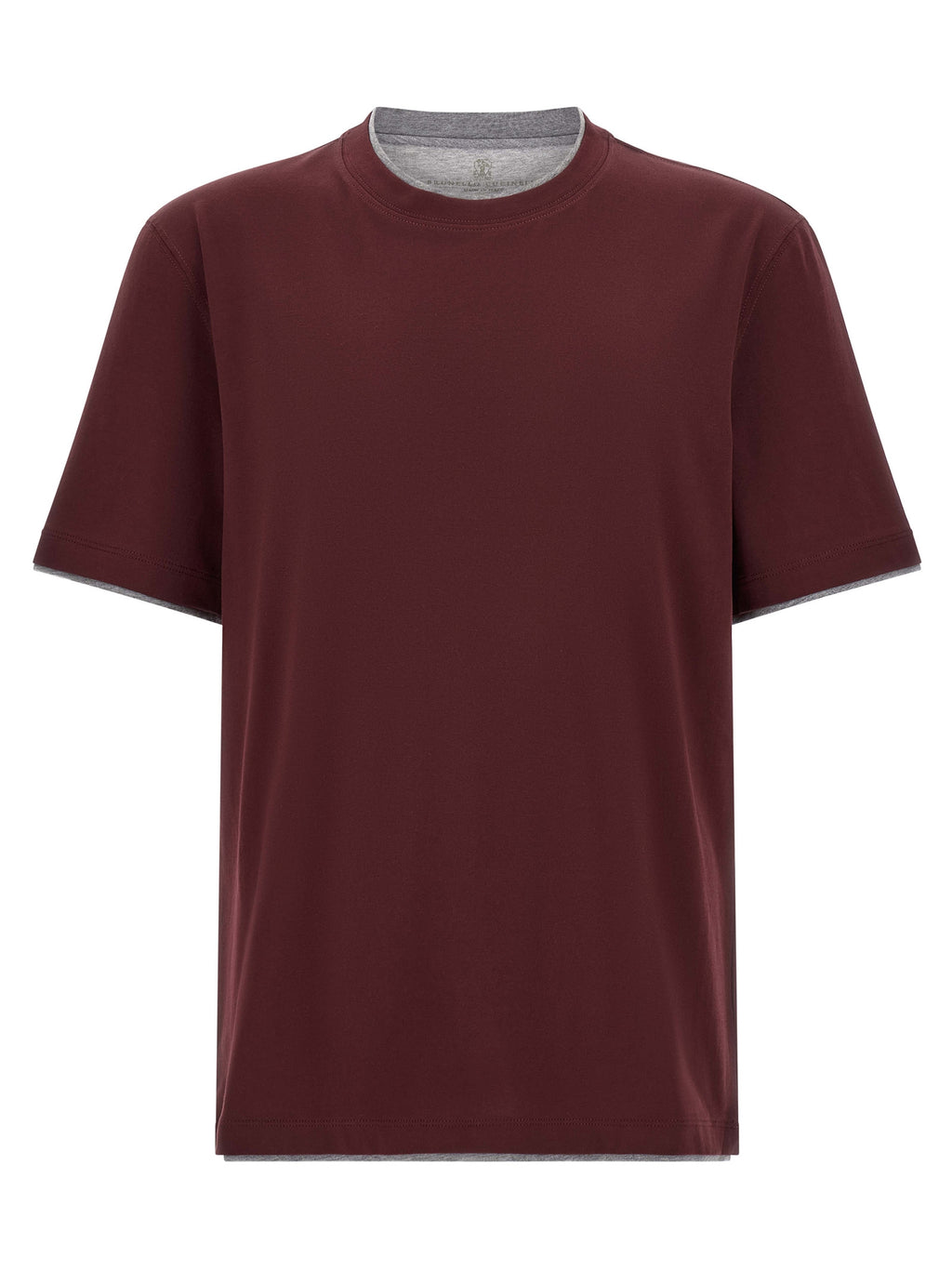 Bordeaux Cotton T-Shirt