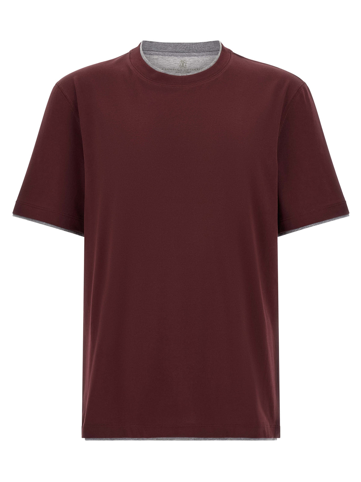 Bordeaux Cotton T-Shirt