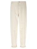 White Cotton Relaxed Fit Jeans