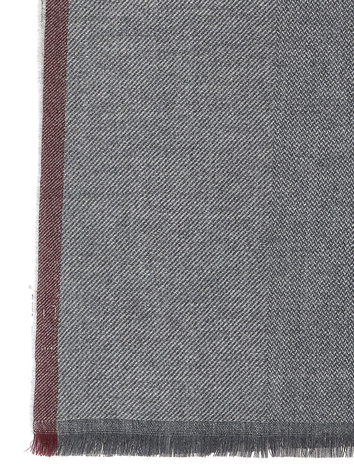 Gray Wool Scarf
