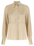Beige Silk Blouse