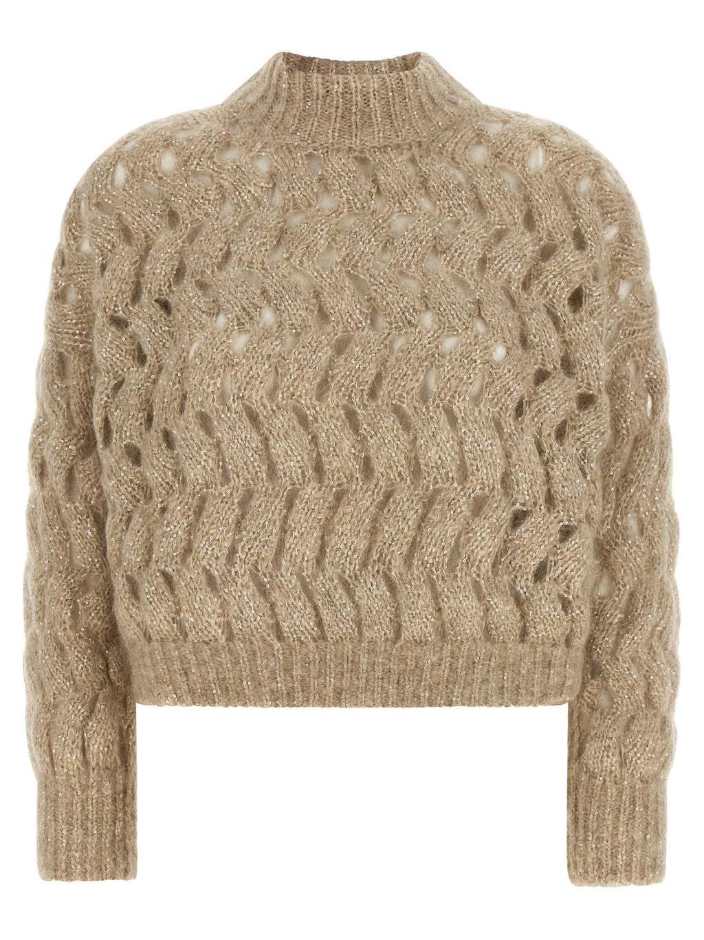 Beige Wool Cardigan