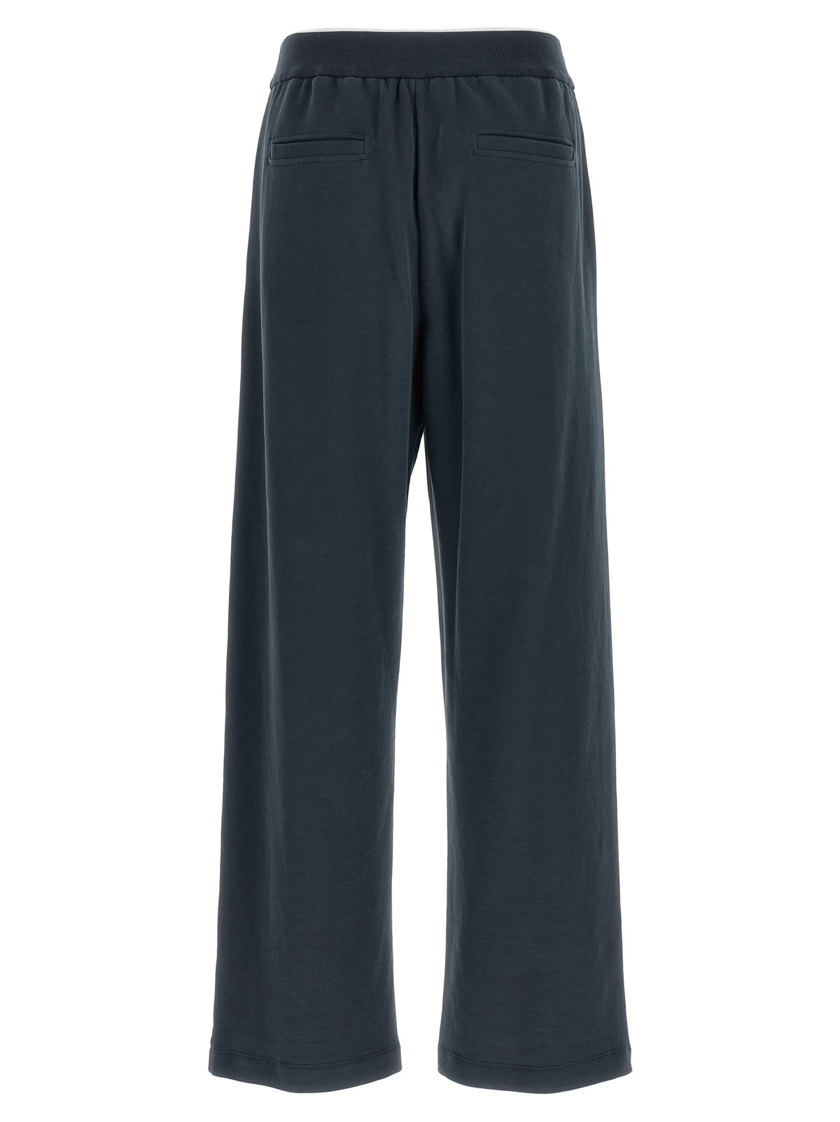Blue Cotton Joggers (Workout Pants)