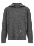 Gray Linen Cardigan