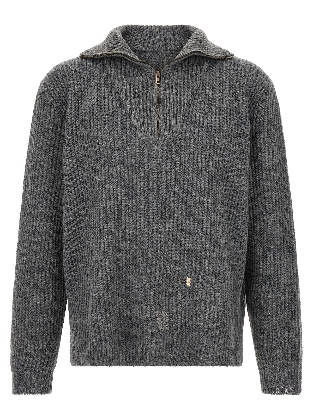 Gray Linen Cardigan