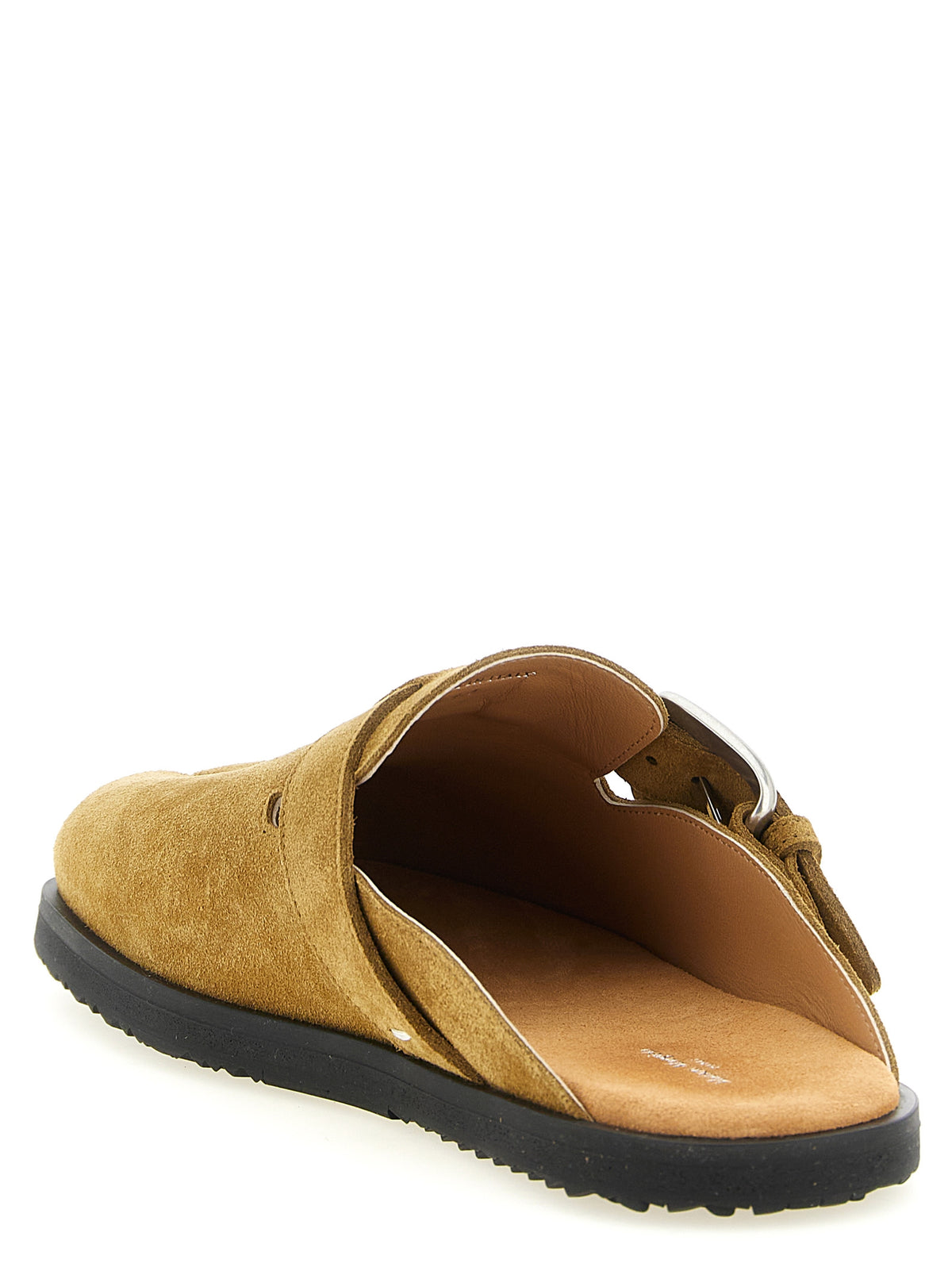 Brown Calfskin Mules