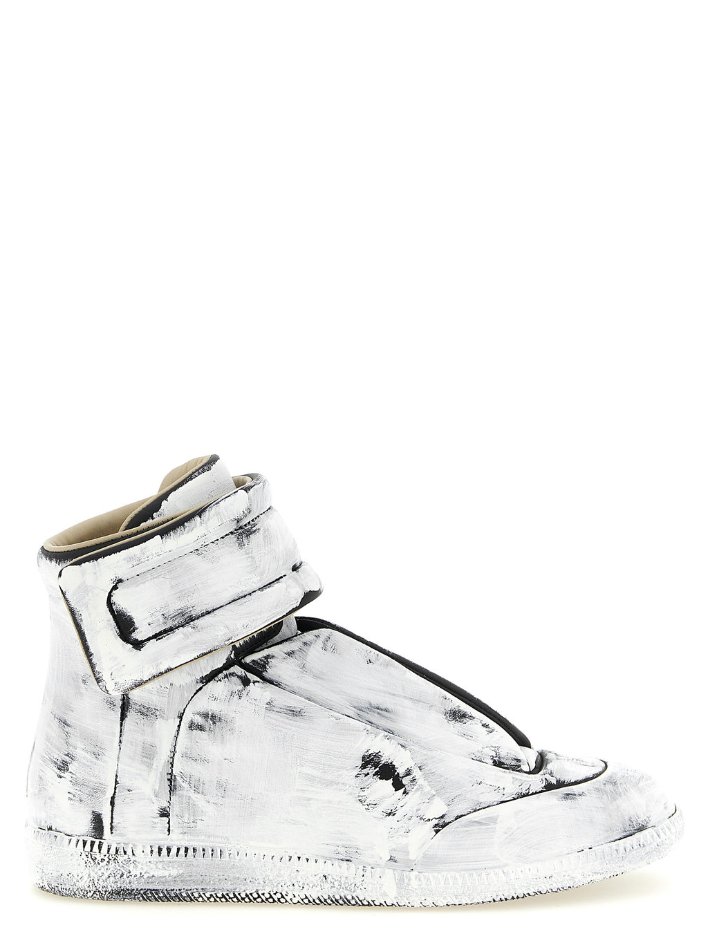 Bicolor Calfskin Athletic Sneakers