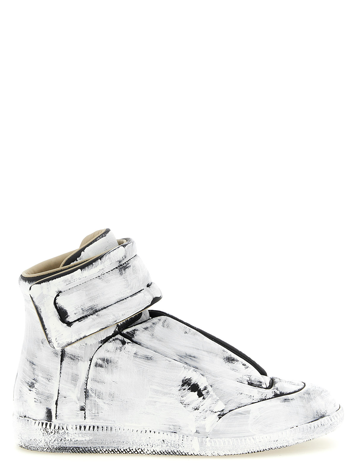 Bicolor Calfskin Athletic Sneakers