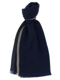 Blue Wool Scarf