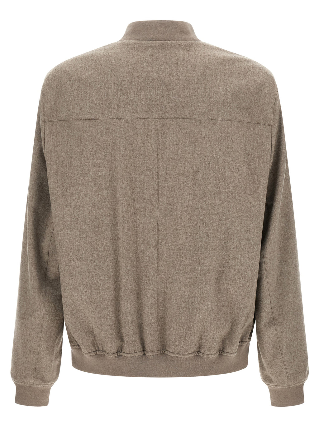 Gray Cashmere Bomber
