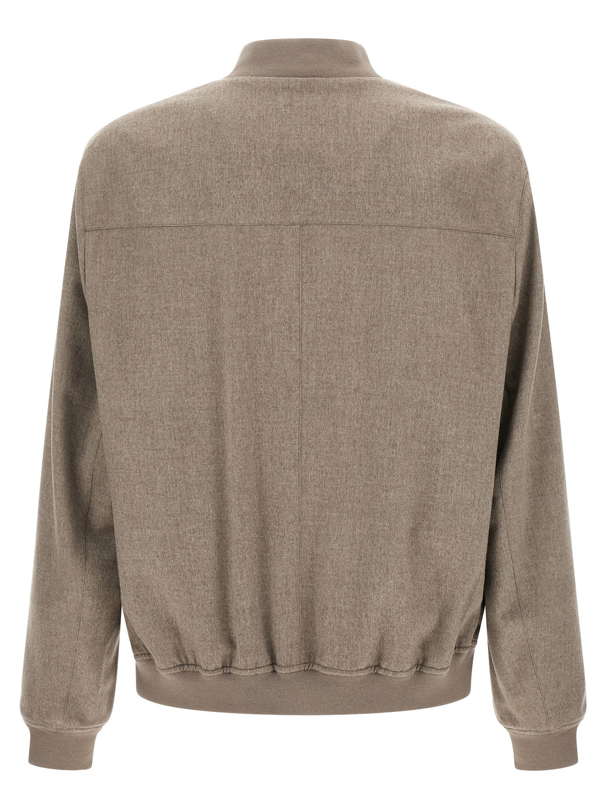 Gray Cashmere Bomber